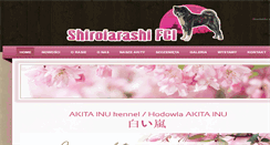 Desktop Screenshot of akita-inu.com.pl